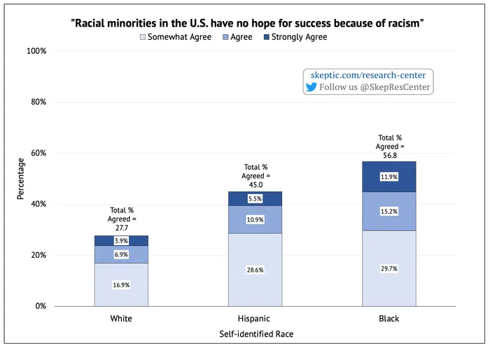 Racism Prevents Minorities from Succeeding [by Race]